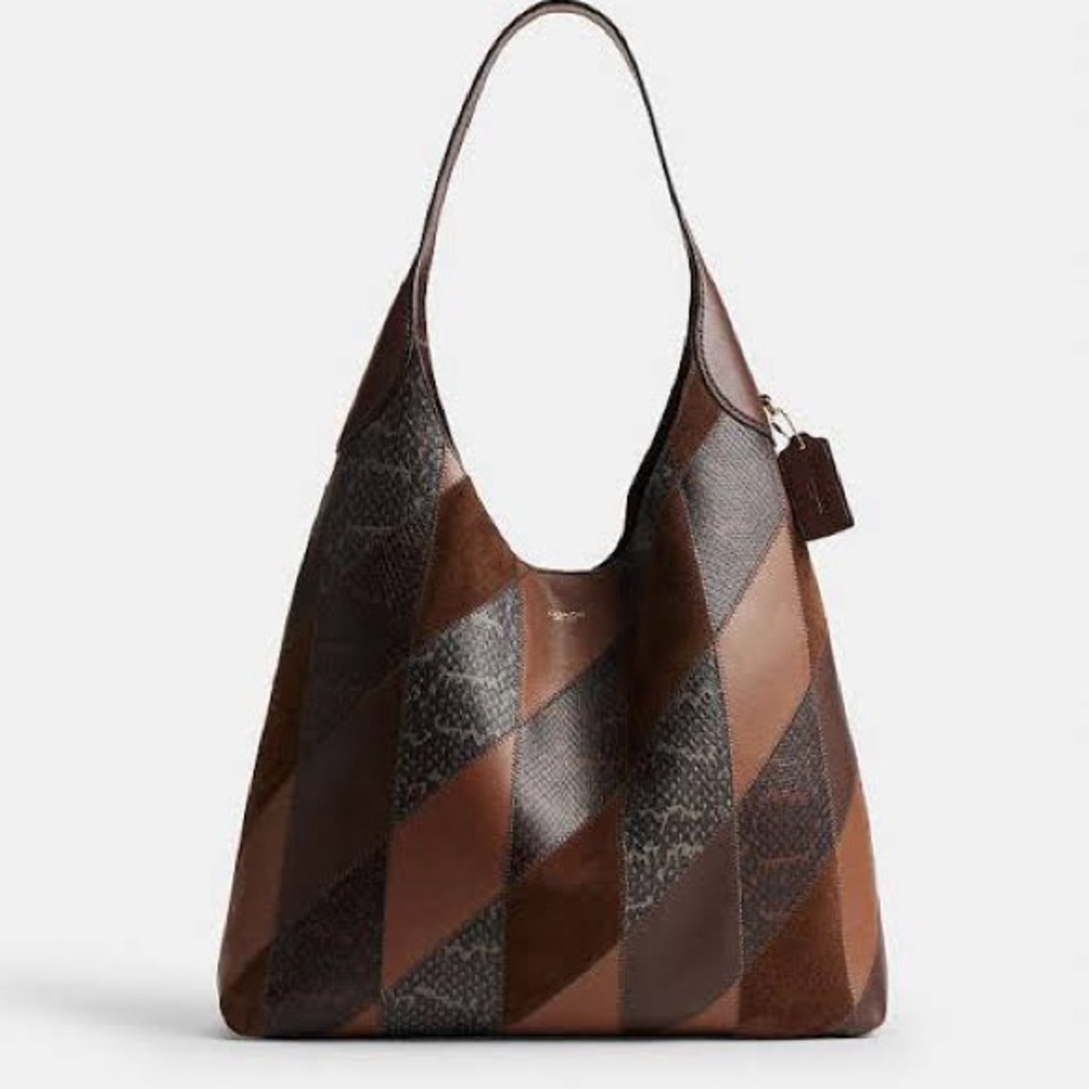 Coach Brooklyn 39 in Patchwork with snakeskin